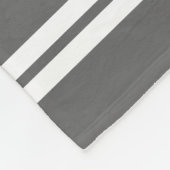 Couverture Polaire Nautical Grey Blanc Nom du bateau Illustration de  (Coin)