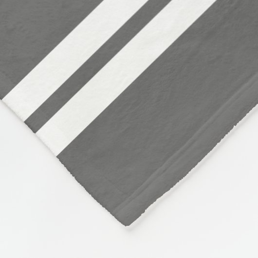 Couverture Polaire Nautical Grey Blanc Nom du bateau Illustration de (Coin)