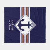 Couverture Polaire NAUTIQUE élégant | Ancré dans le Christ PERTOMIZAB (Devant (Horizontal))