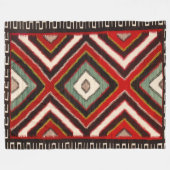 Couverture Polaire Navajo Horse Saddle Blanket 1890s Print (Devant (Horizontal))