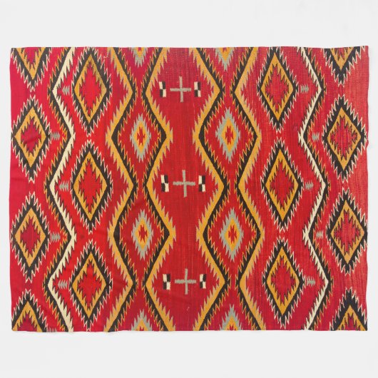 COUVERTURE POLAIRE NAVAJO SADDLE BLANKET 1910 REPRINT (Devant (Horizontal))