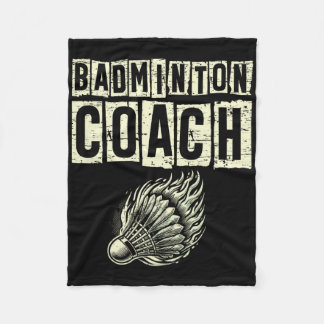 Couverture Polaire Navette Badminton Coach Racket