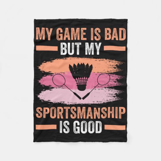 Couverture Polaire Navette Badminton Player 9 (Devant)