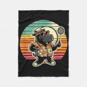 Couverture Polaire Navette Hippo Badminton (Devant)