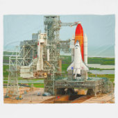 COUVERTURE POLAIRE NAVETTE SPATIALE AMÉRICAINE ATLANTIS (Devant (Horizontal))