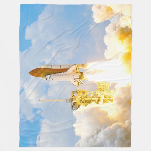 COUVERTURE POLAIRE NAVETTE SPATIALE AMÉRICAINE ATLANTIS (Devant)