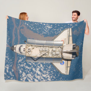 COUVERTURE POLAIRE NAVETTE SPATIALE AMÉRICAINE ATLANTIS