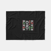 Couverture Polaire Navi Papa Navidad Funny Noël Laide Sweat Fath (Devant (Horizontal))