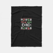 Couverture Polaire Navi Papa Navidad Funny Noël Laide Sweat Fath (Devant)