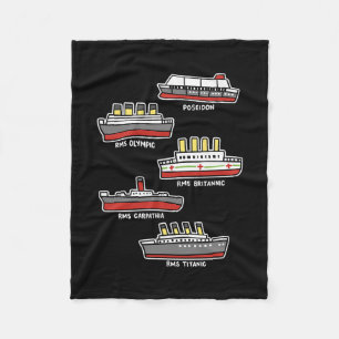 Couverture Polaire Navire de croisière célèbre Rms Titanic Britanic P