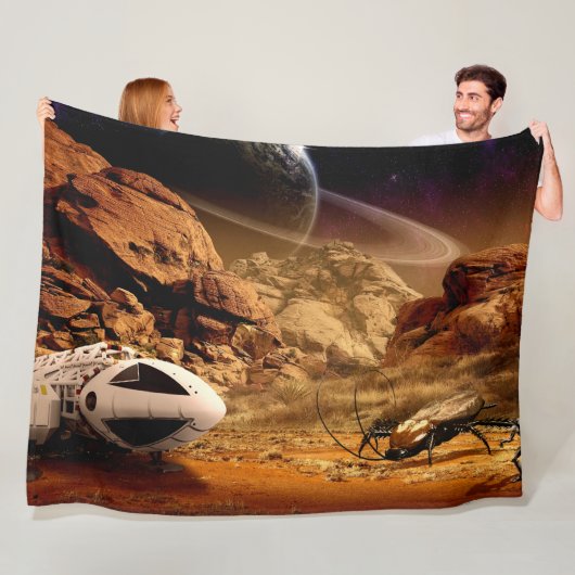 COUVERTURE POLAIRE NAVIRE SPATIAL ET COCKROACH GÉANT (En situation)