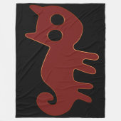 Couverture Polaire Nazca Lines Animaux anciens - Renard rouge (Devant)