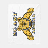 Couverture Polaire NC A&T Agences | Aggie Bulldog (Devant)