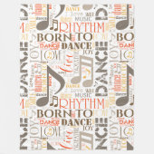 Couverture Polaire Né à Dance Brown ID277 (Devant)