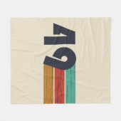 Couverture Polaire né en 1949 anniversaire vintage (Devant (Horizontal))