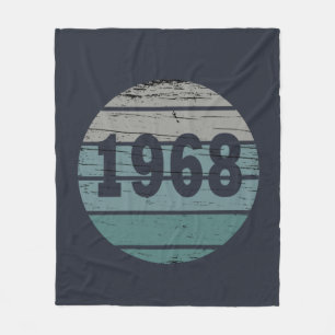 Couverture Polaire Né en 1968 cadeau d'anniversaire vintage