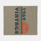 Couverture Polaire Né en 1969 anniversaire vintage (Devant (Horizontal))