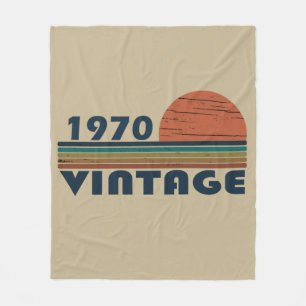 Couverture Polaire Né en 1970 cadeau d'anniversaire vintage