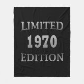 Couverture Polaire né en 1970 édition limitée cadeau d'anniversaire (Devant)