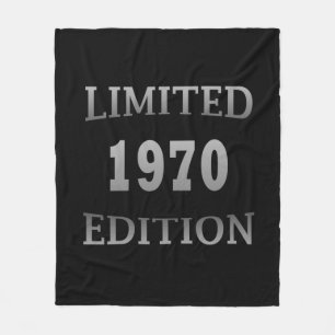 Couverture Polaire né en 1970 édition limitée cadeau d'anniversaire