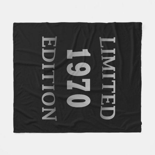 Couverture Polaire né en 1970 édition limitée cadeau d'anniversaire (Devant (Horizontal))