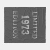 Couverture Polaire Né en 1973 anniversaire édition limitée (Devant (Horizontal))