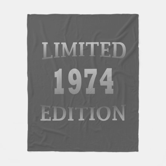 Couverture Polaire Né en 1974 cadeau d'anniversaire (Devant)