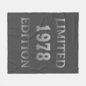 Couverture Polaire Né en 1978 cadeau d'anniversaire (Devant (Horizontal))