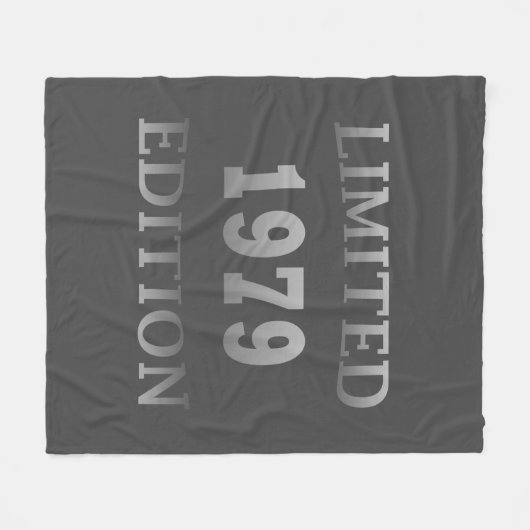 Couverture Polaire né en 1979 anniversaire en édition limitée cadeau (Devant (Horizontal))