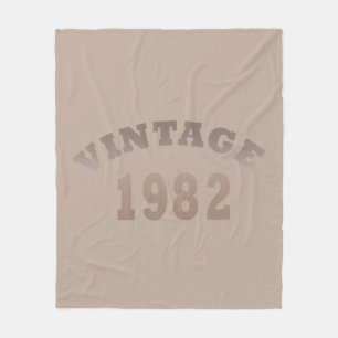 Couverture Polaire Né en 1982 anniversaire vintage