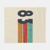 Couverture Polaire Né en 1983 cadeau d'anniversaire vintage (Devant (Horizontal))