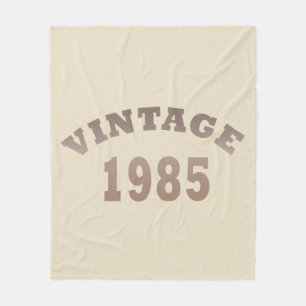 Couverture Polaire né en 1985 vintage cadeau de 40e anniversaire