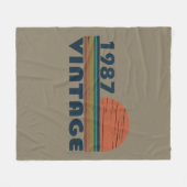 Couverture Polaire né en 1987 cadeau d'anniversaire vintage (Devant (Horizontal))