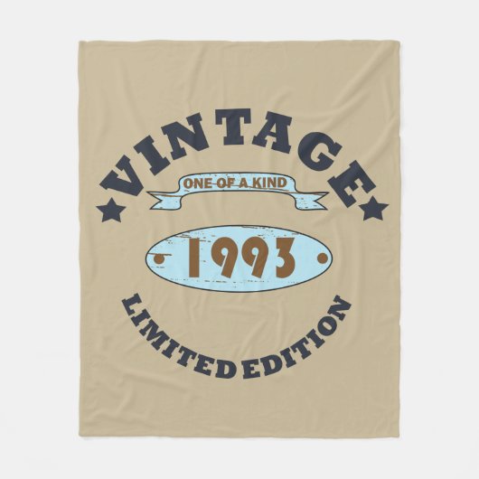 Couverture Polaire né en 1993 cadeau d'anniversaire vintage (Devant)