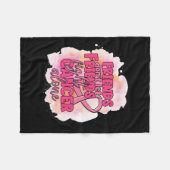 Couverture Polaire Ne laissez pas les amis combattre le cancer seul r (Devant (Horizontal))