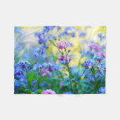 Couverture Polaire Ne pas oublier les fleurs (Devant (Horizontal))