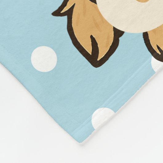 Couverture Polaire Né pour être doux - Agneau doux et enfant (Coin)