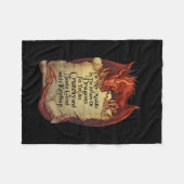 Couverture Polaire Ne Vous Immiscez Pas Dans Les Affaires Des Dragons (Devant (Horizontal))