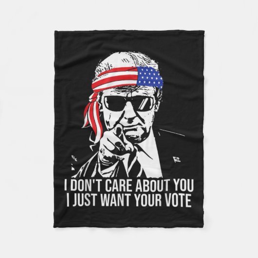 Couverture Polaire Ne vous souciez pas de vous Je veux juste votre vo (Devant)