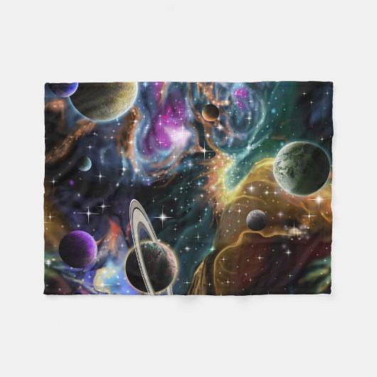 Couverture Polaire Nébuleuse et planètes de l'espace (Devant (Horizontal))