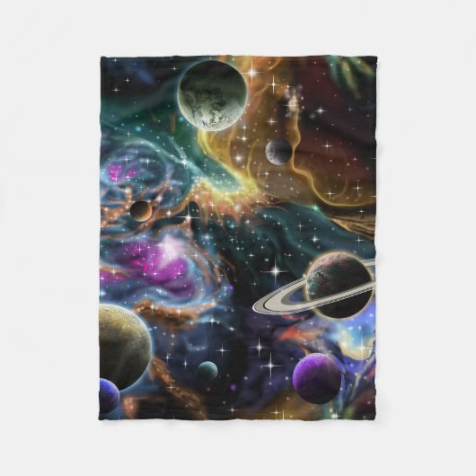 Couverture Polaire Nébuleuse et planètes de l'espace (Devant)