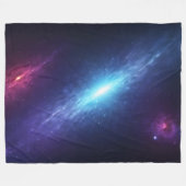 Couverture Polaire Nébuleuse Supernova Bleue Espace Profond Cosmique (Devant (Horizontal))