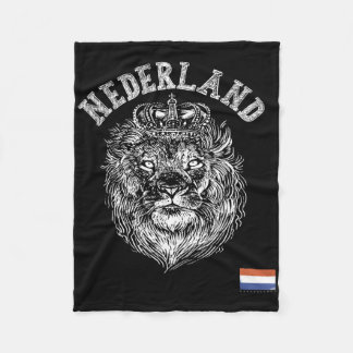 Couverture Polaire Nederland Reto Netherlands Lion Holland Dutch Men 