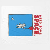 Couverture Polaire Need Some Space Funny Astronaut Balloon Space Pun (Devant (Horizontal))