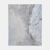 Couverture Polaire Neige à Argenteuil (par Claude Monet) (Devant)