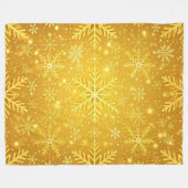 Couverture Polaire Neige dorée (Devant (Horizontal))