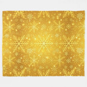 Couverture Polaire Neige dorée (Devant (Horizontal))