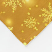 Couverture Polaire Neige dorée (Coin)
