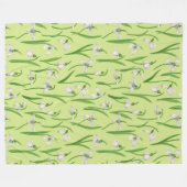 Couverture Polaire Neige sur rosée de miel (Devant (Horizontal))