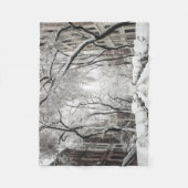 Couverture Polaire Neige urbaine de Noël à Brooklyn NY (Devant)